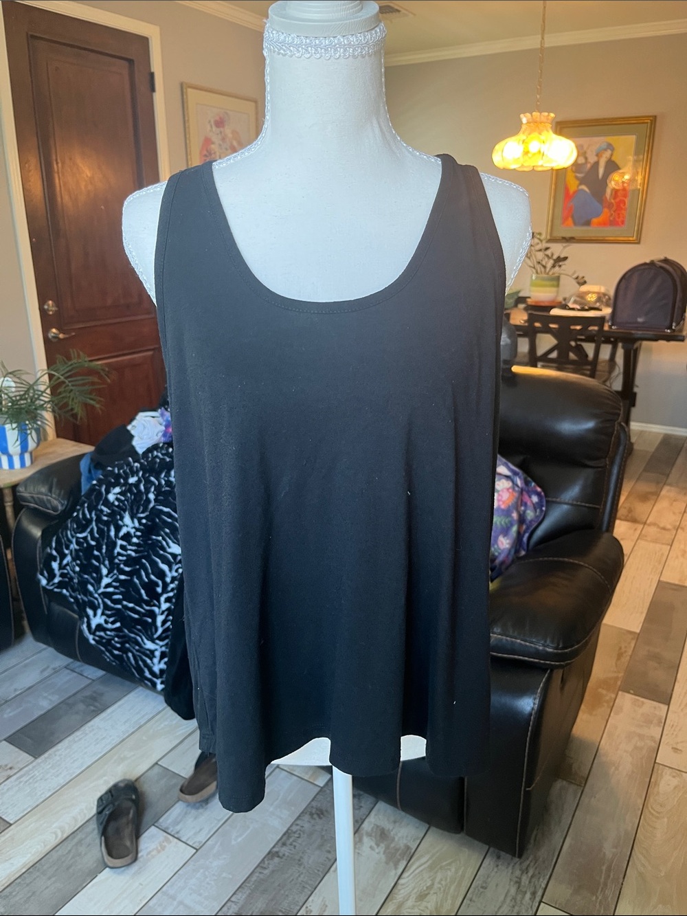 Rue21 Black Scoop Neck Tank Top